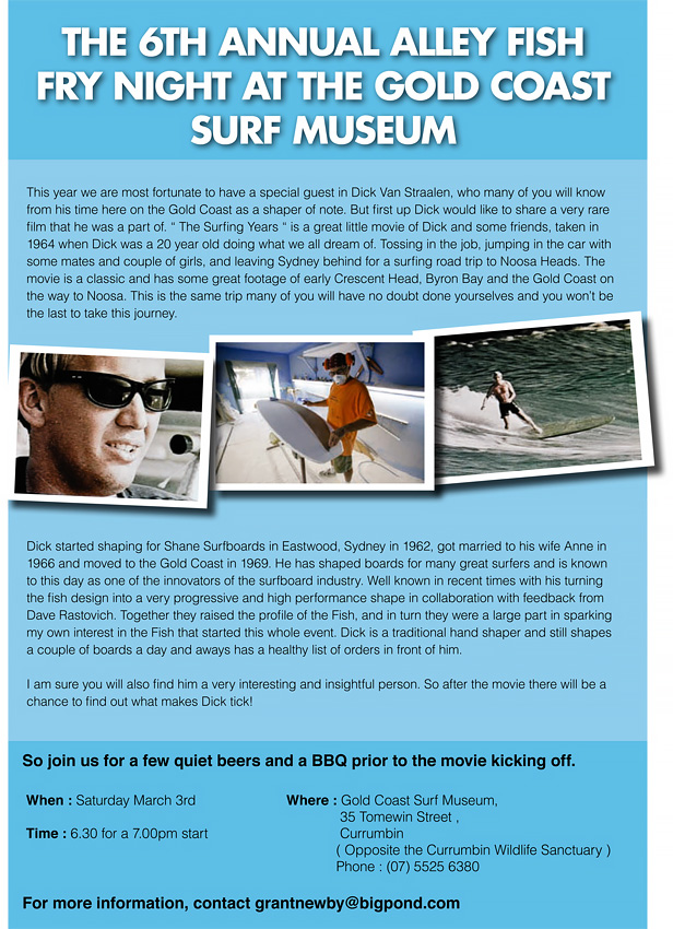 Fish Fry Night at Surf World Gold Coast Museum